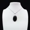 Pendentif tourmaline noire - 0