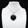 Pendentif tourmaline noire - 0