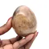 Oeuf en pierre de microcline de Madagascar - 0