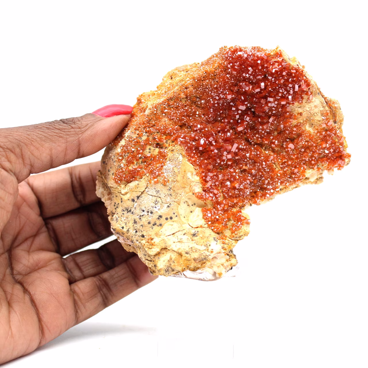 Vanadinite cristallisée