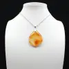 Pendentif goutte en cornaline - 0
