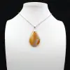Pendentif goutte en cornaline - 3