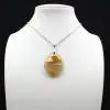 Pendentif goutte en cornaline - 1