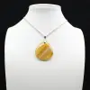 Pendentif goutte en cornaline - 1