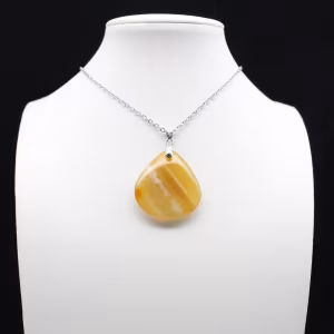 Pendentif goutte en cornaline