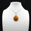 Pendentif goutte en cornaline - 0