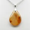 Pendentif goutte en cornaline - 2