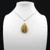 Pendentif goutte en cornaline - 0