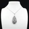 Pendentif Goutte en Lépidolite - 0
