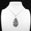 Pendentif Goutte en Lépidolite - 0