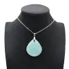 Pendentif amazonite en forme de goutte - 0