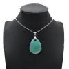 Pendentif amazonite en forme de goutte - 0