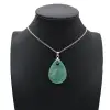 Pendentif amazonite en forme de goutte - 0