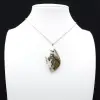 Pendentif flamme en jaspe orbiculaire - 0