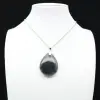 Pendentif goutte en labradorite - 1