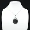 Pendentif goutte en labradorite - 5
