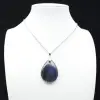 Pendentif goutte en labradorite - 1
