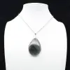 Pendentif goutte en labradorite - 0
