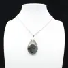 Pendentif goutte en labradorite - 0