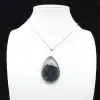 Pendentif goutte en labradorite - 1