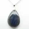 Pendentif goutte en labradorite - 2