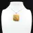 Pendentif carré en cornaline