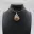 Pendentif goutte en agate fleur — 2