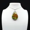 Pendentif goutte en jaspe impérial - 0