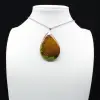 Pendentif goutte en jaspe impérial - 0
