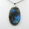 Pendentif ovale en Labradorite - 2