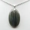 Pendentif ovale en Labradorite - 2