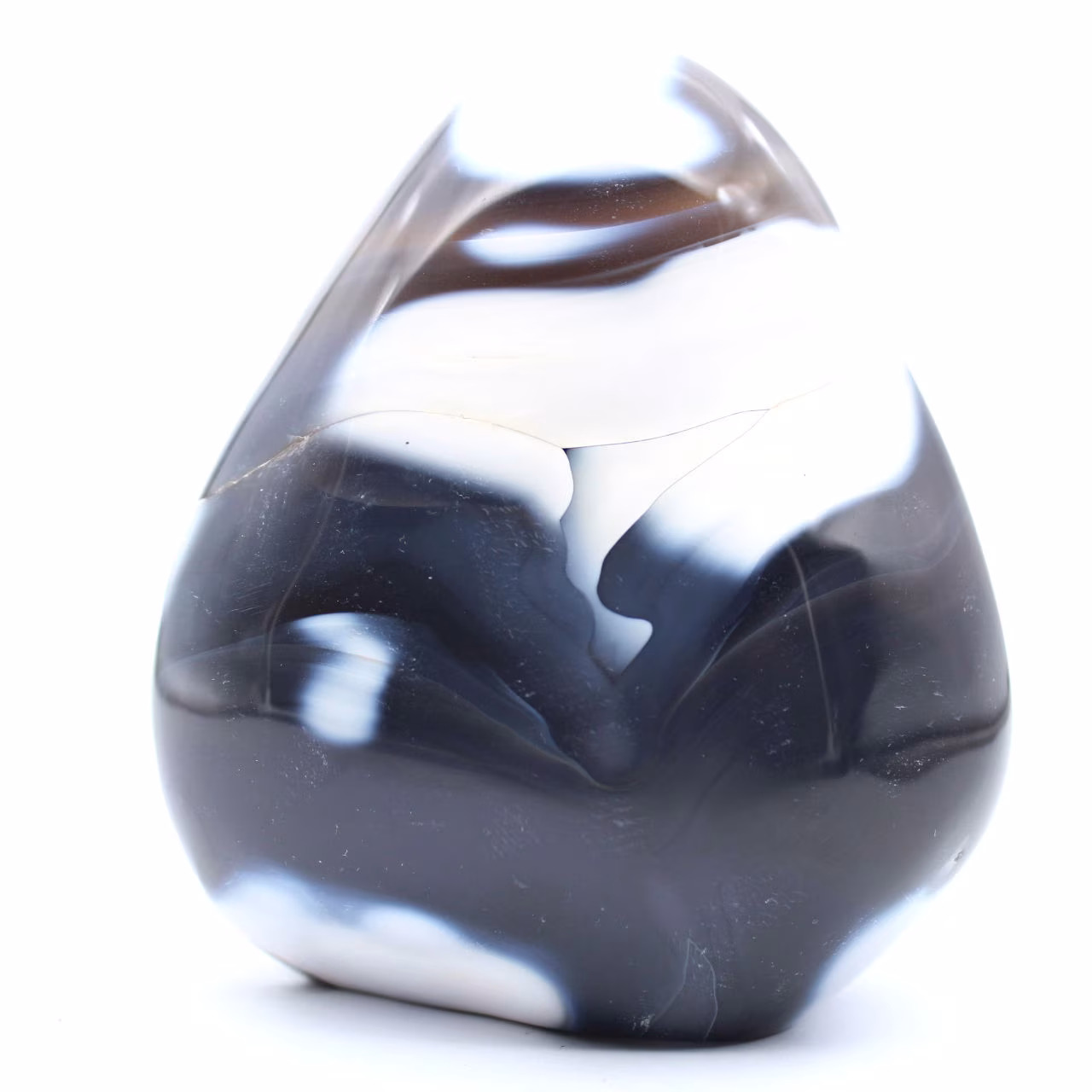 Pierre de Agate polie