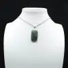 Pendentif rectangle en labradorite - 0