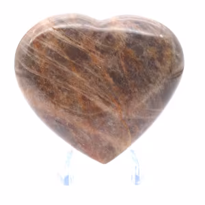 Coeur en microcline de Madagascar