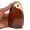 Roche polie en Jaspe rouge - 0
