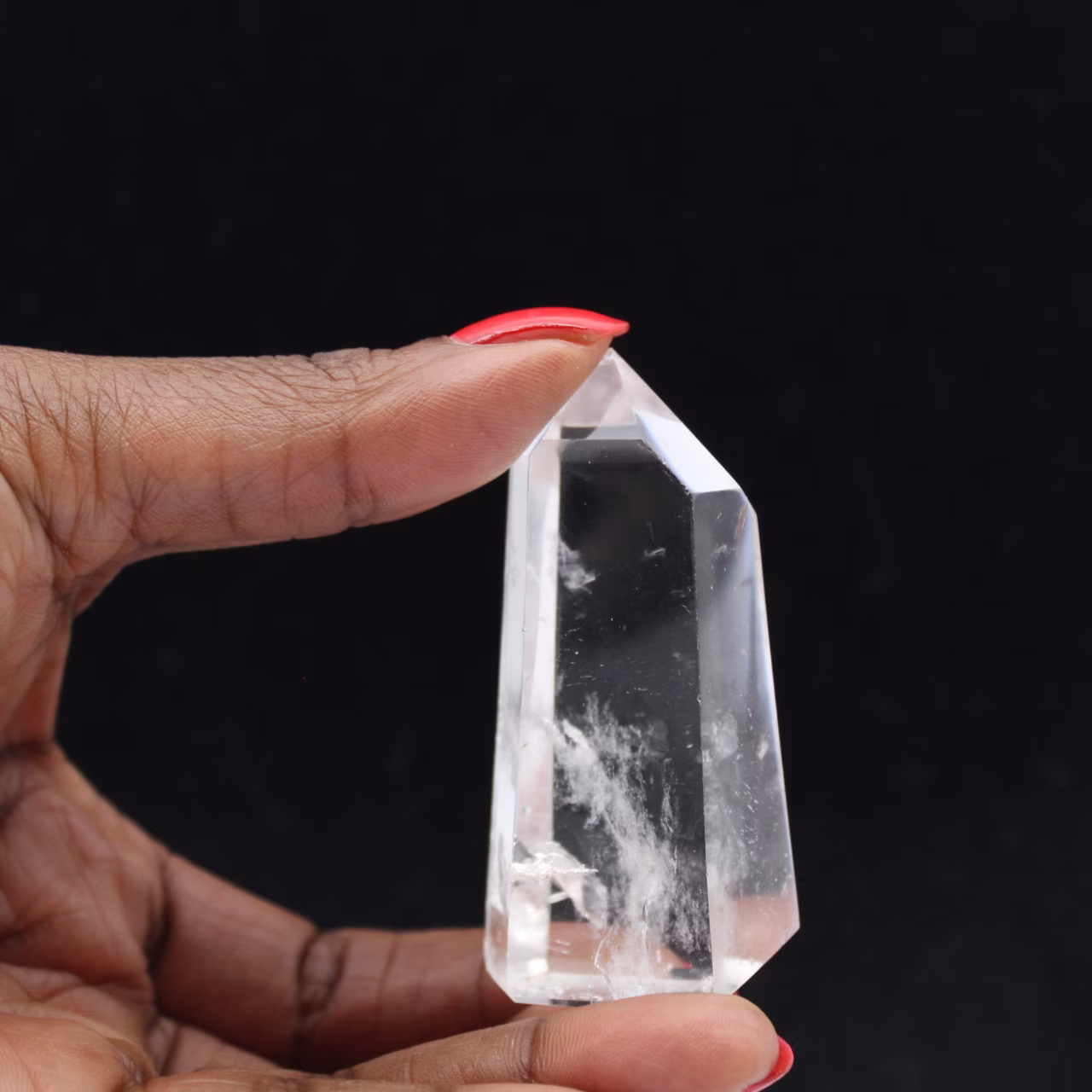 Prisme en cristal de roche