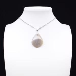 Pendentif en agate rubanée