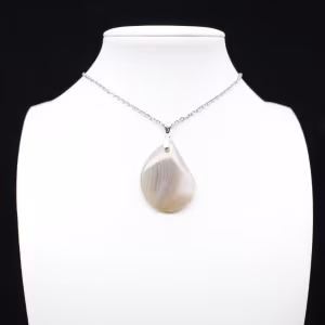 Pendentif en agate rubanée
