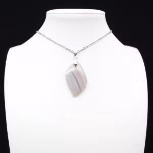 Pendentif en agate rubanée