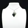 Pendentif de jaspe kambamba de forme de losange - 2