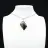 Pendentif de jaspe kambamba de forme de losange