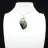 Pendentif de jaspe kambamba en forme de flamme