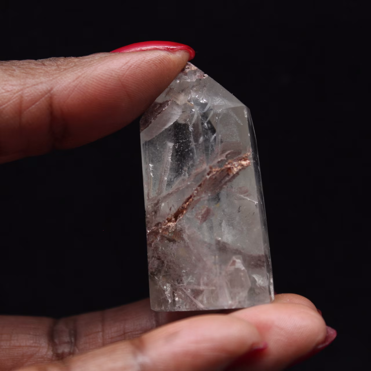 Prisme quartz à inclusion