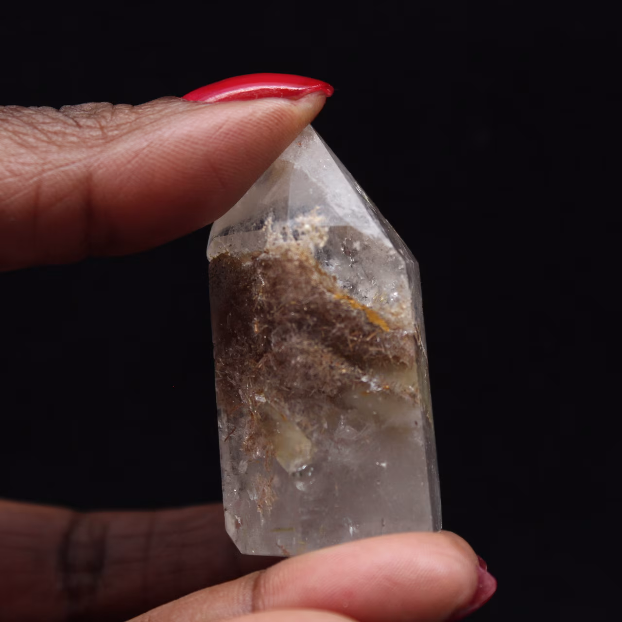 Prisme quartz à inclusion