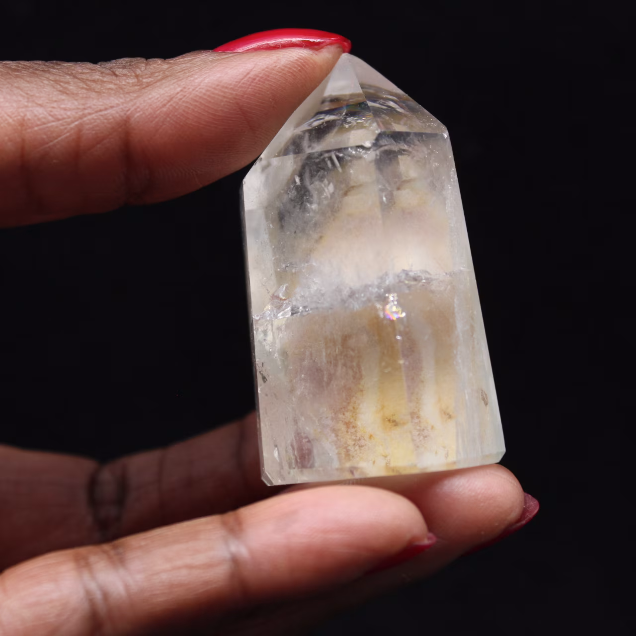 Prisme quartz à inclusion