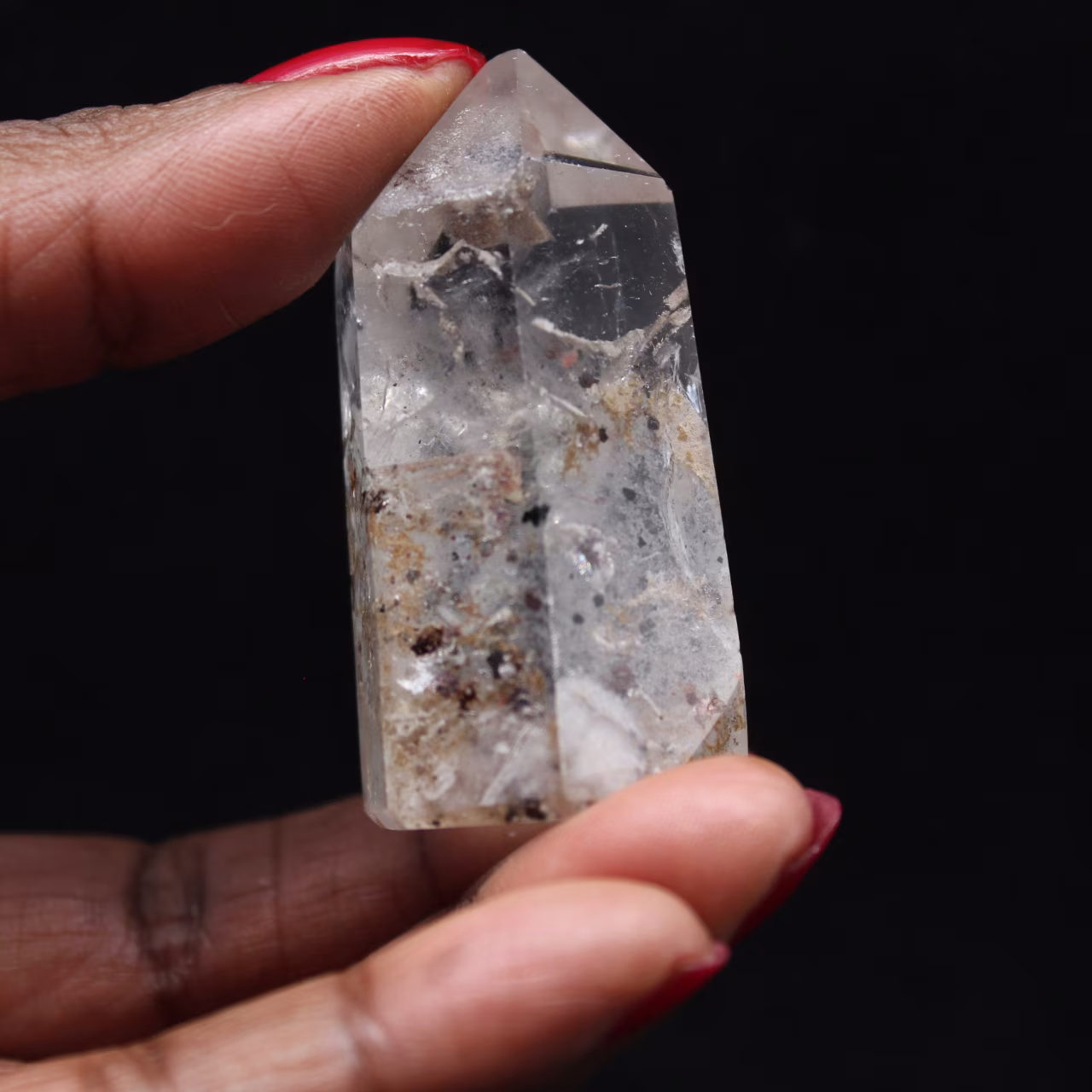 Prisme quartz à inclusion