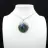Pendentif rond en labradorite