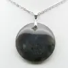 Pendentif rond en labradorite - 2