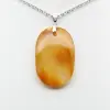 Pendentif en cornaline polie - 1