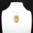 Pendentif en cornaline polie
